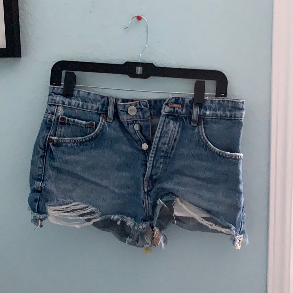 Zara denim shorts